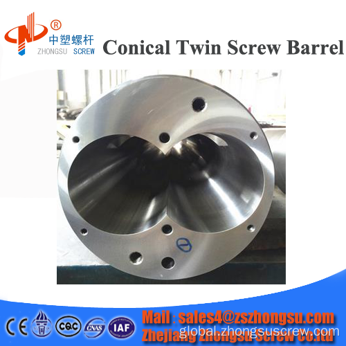 Pp Woven Bag Pellet Extruder Factory Direct Bimetallic Screw Barrel Conical Twin Supplier